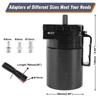 300ML Capacity Oil Catch Can Aluminum Material Oil Reservoir Tank Oil Separator  For Car Engine