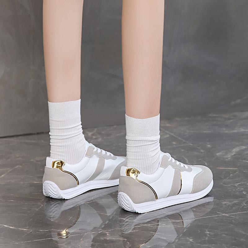 New White Casual Shoes Fashion All-match Running Shoe Breathable Cloth Surface Lightweight Sports Women's Shoes  De Mujer