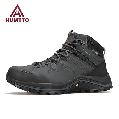 Mountain Hiking Shoes Rubber Trekking Boots for Men Winter Work Safety Ankle Boots Mens Black Outdoor Tactical Sneakers