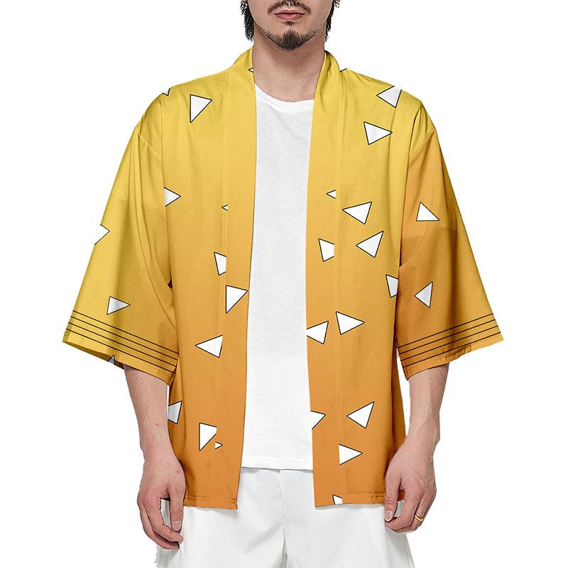 Slayer Demon Anime Kimetsu No Yaiba Kamado Nezuko Cosplay Loose Haori Coat Tops