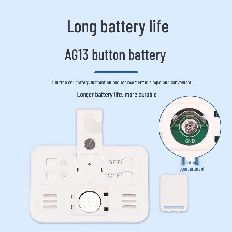 High-Precision Digital Thermometer and Hygrometer for Refrigerators and Freezers