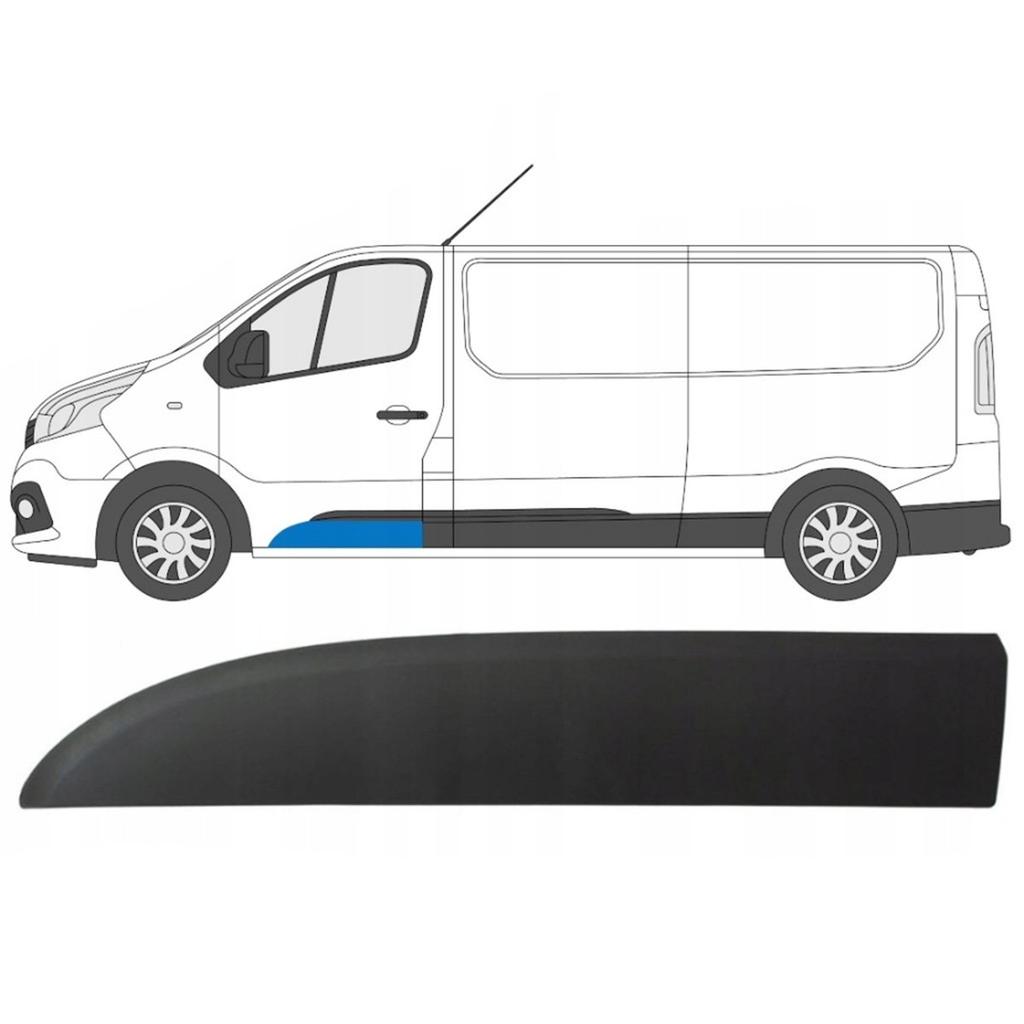 Renault Trafic III 14-18 Rivestimento Porta Anteriore Sinistra