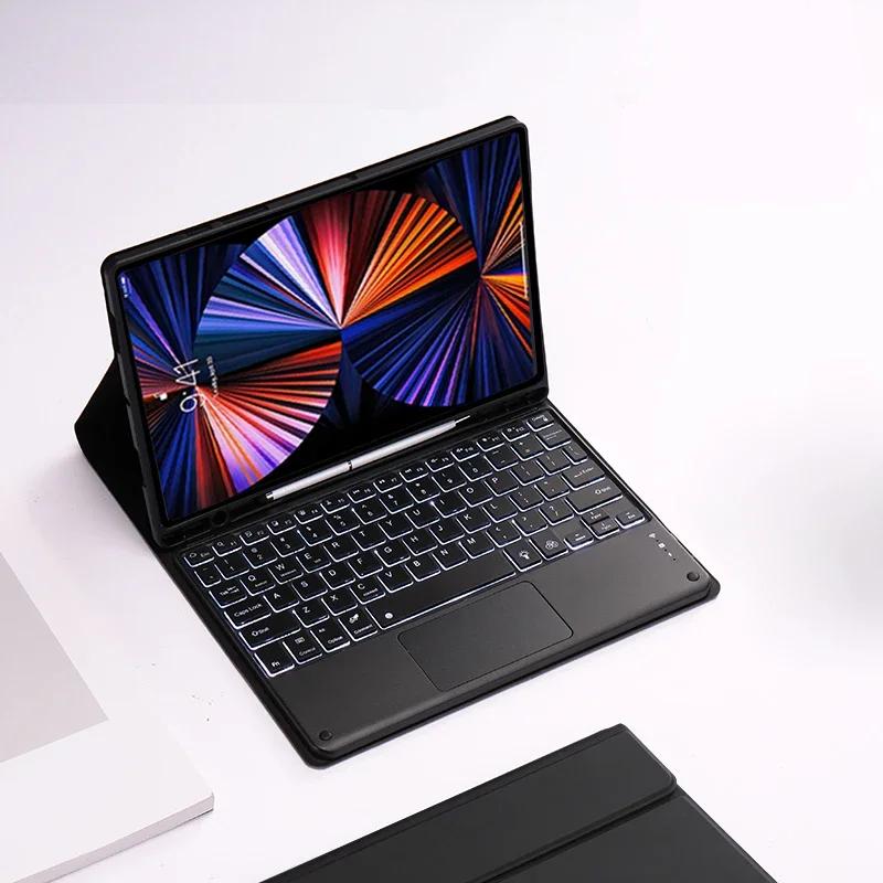 For iPad 11th 10th Generation Case with Keyboard Touchpad Backlit Keyboard Cover for iPad 11-inch A16 10th Gen 10.9