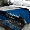 1PC Hertha BSC Custom Name Patterned Flannel Blanket Suitable For All Seasons for Home Decor Warmth and Comfort Gifts Holiday Present