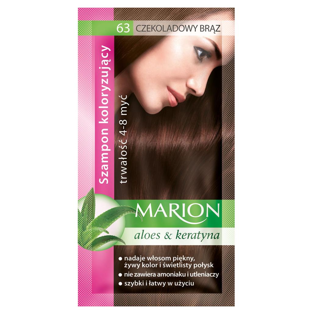 Professional Chestnut Brown Hair Color Shampoo - 40ml
