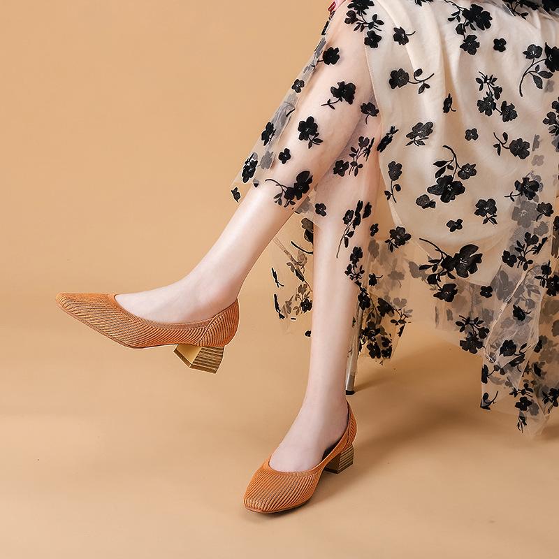 Fashion 2025 Basketball Platform Shallow Mouth Soft Bottom African Woman Shoe Beige High Heels Slip On Branded Pumps Lace-Up Chunky Sand