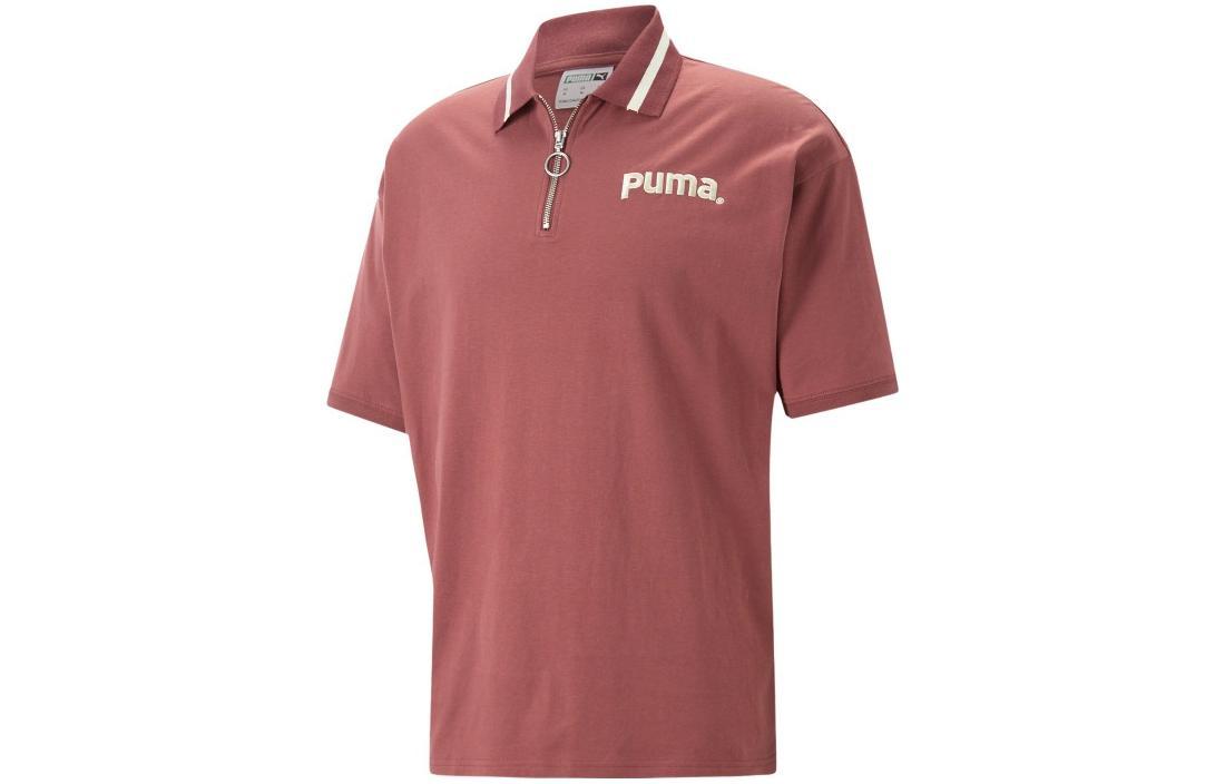Мужская футболка-поло PUMA Фиолетовый воротник-поло Умеренный прямой крой 622541-49 XL