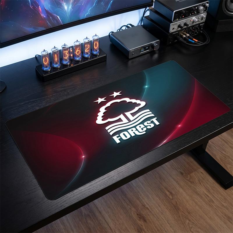 Nottingham Forest Fußball Druck Großes Mauspadd, Anti-Rutsch Erweitertes Gaming Schreibtischmatte für Büro Zuhause