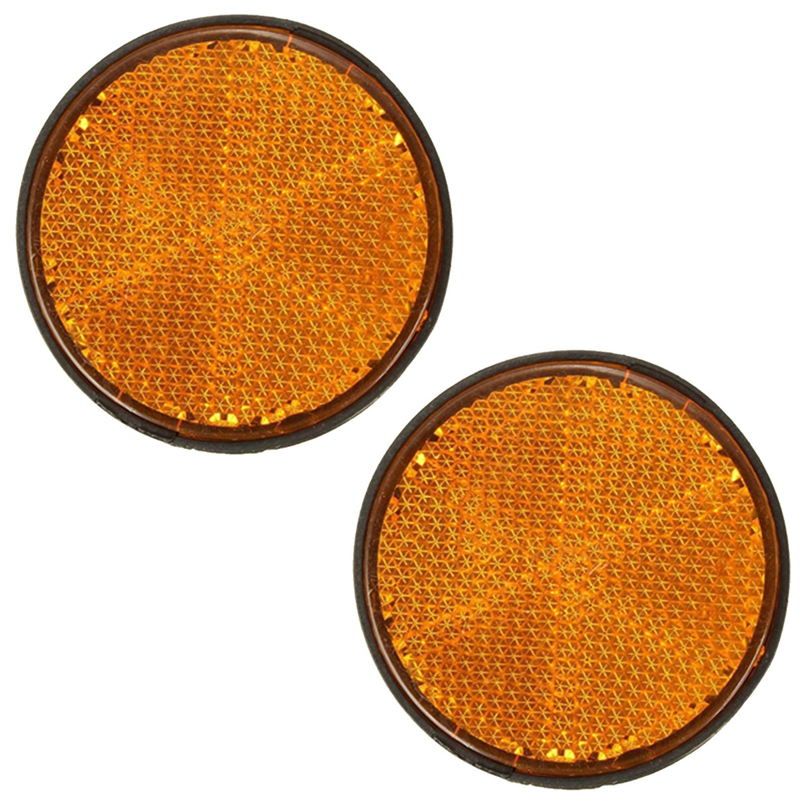 

2 шт. круглая предупреждающая полоса светоотражающая наклейка для автомобиля мотоцикла велосипеда каравана грузовика навинчивающиеся светоотражающие наклейки наклейки новые жёлтый