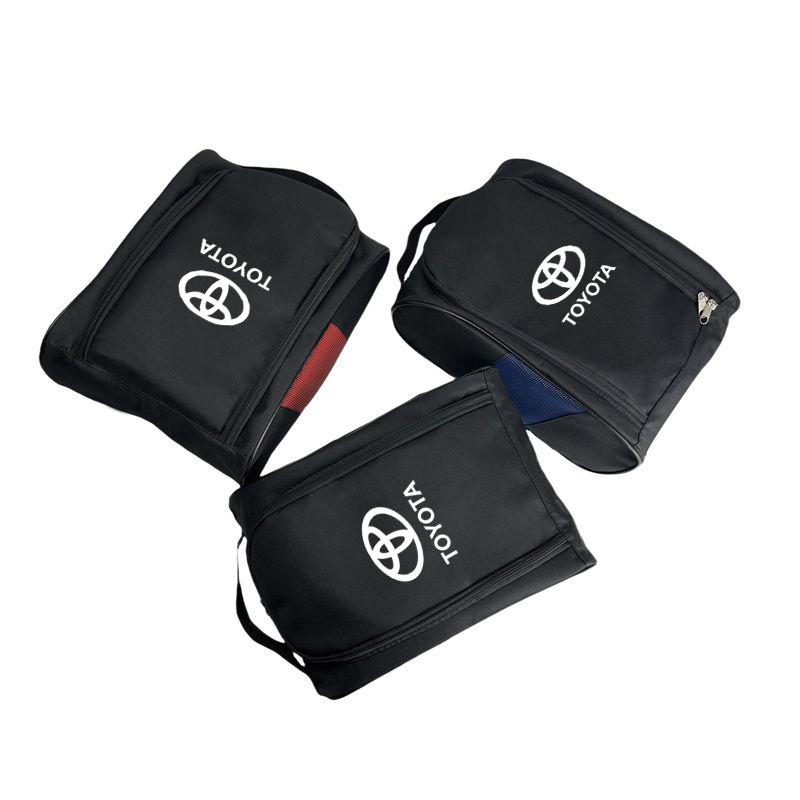 Car Logo Sneaker Bag Travel Outing Shoes Storage Tool For Toyota Corolla Yaris Prius CHR Aygo Camry Auris Avensis Land Cruiser 4