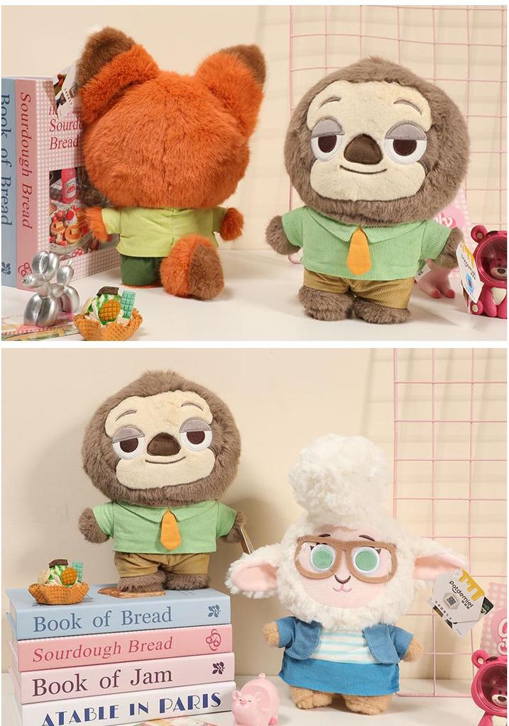 Disney Zootopia Officer Judy, Nick & Flash Plush Toys