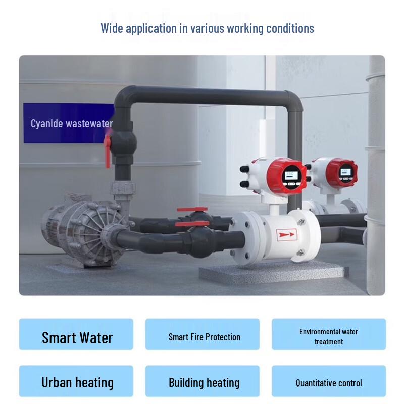Shifei Smart 485 Flange Electromagnetic Flowmeter (CN version)