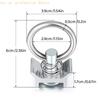 Stainless Steel Track Fitting L-Track Single Fitting with O-Ring for Create Tie-Down Anchors Points H8WE
