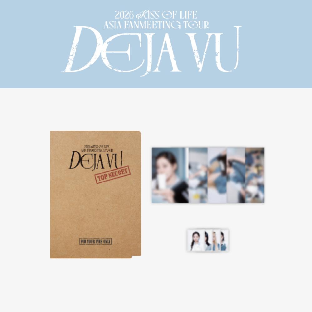 Предзаказ 2026 KISS OF LIFE ASIA Fanmeeting Tour DEJA VU в СЕУЛЕ Набор офисных документов