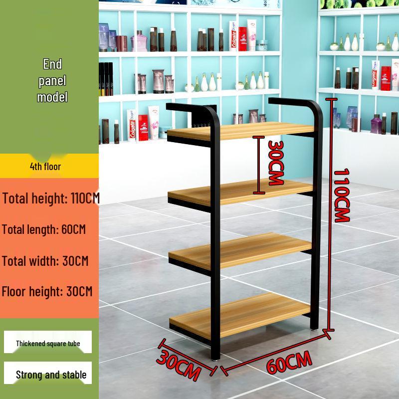 Versatile Multi-Layer Snack Display Rack for Supermarkets and Convenience Stores