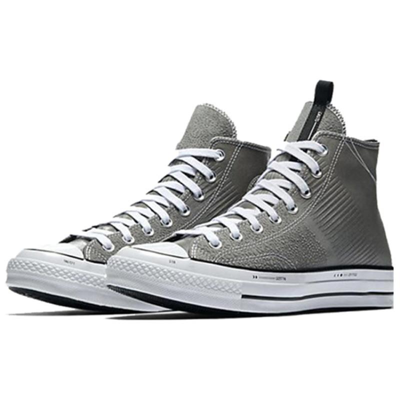 Converse Chuck 70s Everyday Versatile High-Top Canvas Shoes Unisex Grey