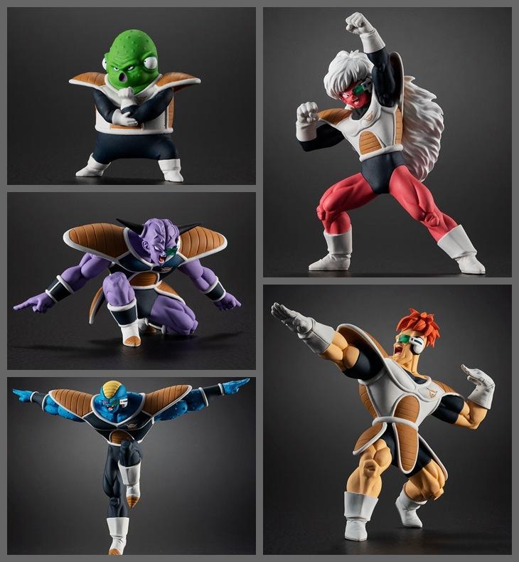 Ginyu Pvc Premium Force Super Saiyan Model Set Of 5 Stunning Anime Display Figures