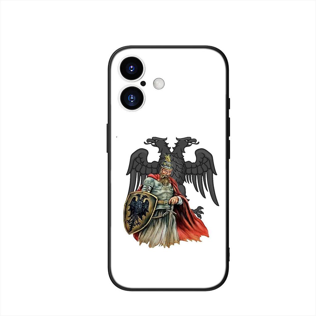 Albania Albanians Flag Phone Cover Case for Apple iPhone 16 15 14 Plus 13 12 Mini 17 Pro Max + 16E Air 16+ ProMax Casing