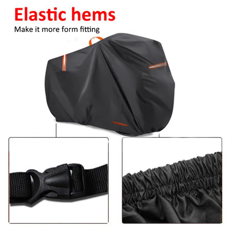 Waterproof Mountain Bike Bicycle Rain Cover Heavy Duty UV Dust Cycle Protection Black