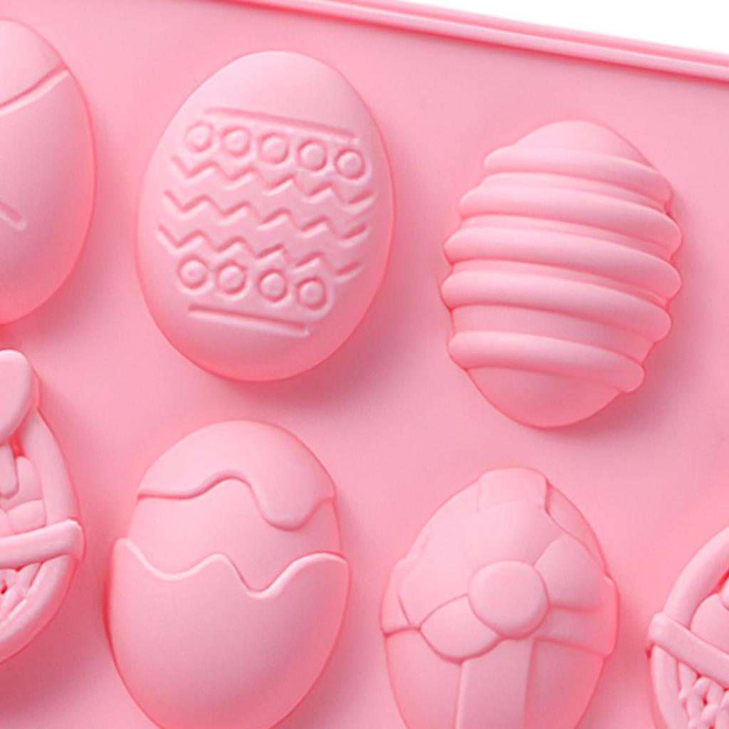 Cute Easter Bunny Silicone Mold 3D Ice Cubes And Dessert Molds Chocolate Molds Casting Tool Rabbit-shaped Silicone Baking Mold
