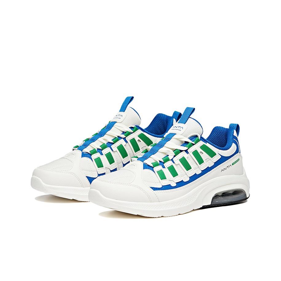 Anta Trainingsschuhe Mit Stoßdämpfung Und Rutschfestigkeit Herren Sneaker Weiß Blau Grün 112017777-1