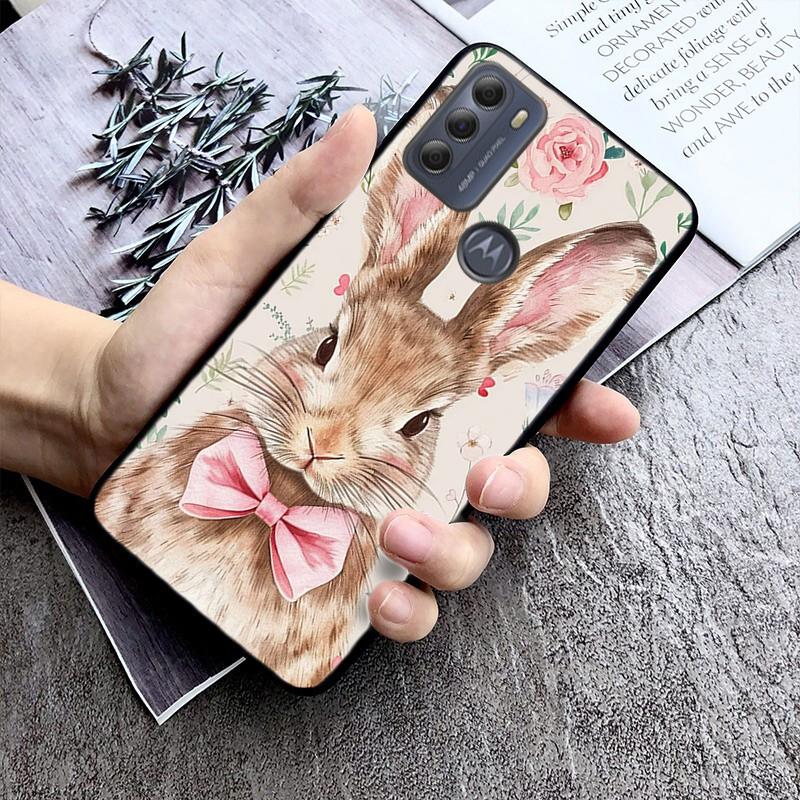 

Phone Case For Moto G86 G85 G75 G15 G05 G56 G72 G53 G54 G84 G60 G31 G32 G24 G 5G G Play Bunny Moto G72