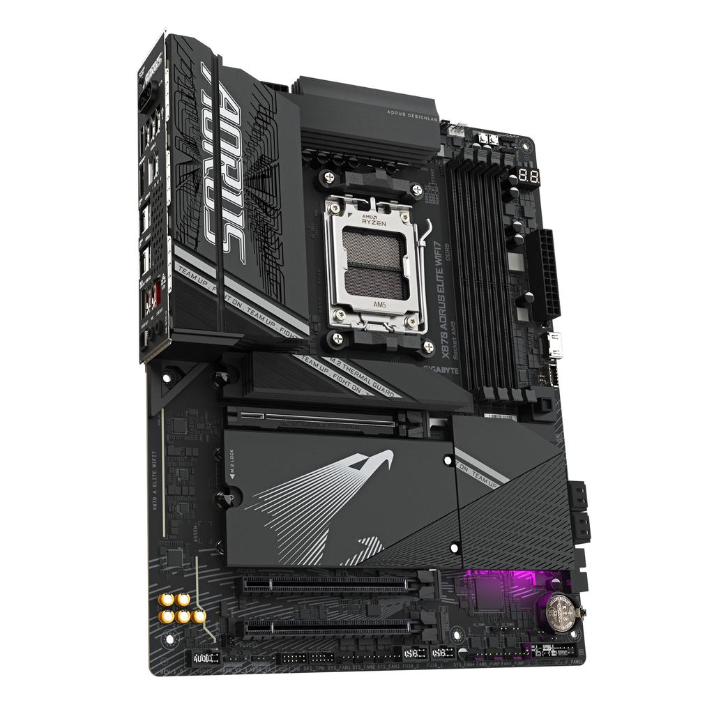 Płyta Gigabyte X870 AORUS ELITE WIFI7 /AMD X870/DDR5/SATA3/M.2/USB4/PCIe5.0/WiFi/BT/AM5/ATX