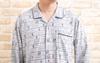 Eye Sleeper Soft and Smooth Knit Fabric with a Dog Long Front Sizes 32011 K's Pajamas, Print, 100% Cotton, Skin-Friendly, Sleeves, Opening,
