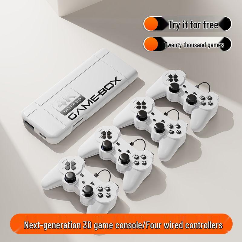 Retro HD TV Game Console: Classic Arcade Racing & Puzzle, Two-Player Sega Edition