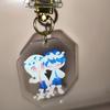 Game Saihate Station Harunatsufuyu Haru Shion Tachinami Cosplay Keychain Cartoon Acrylic Pendant Keyring Accessories