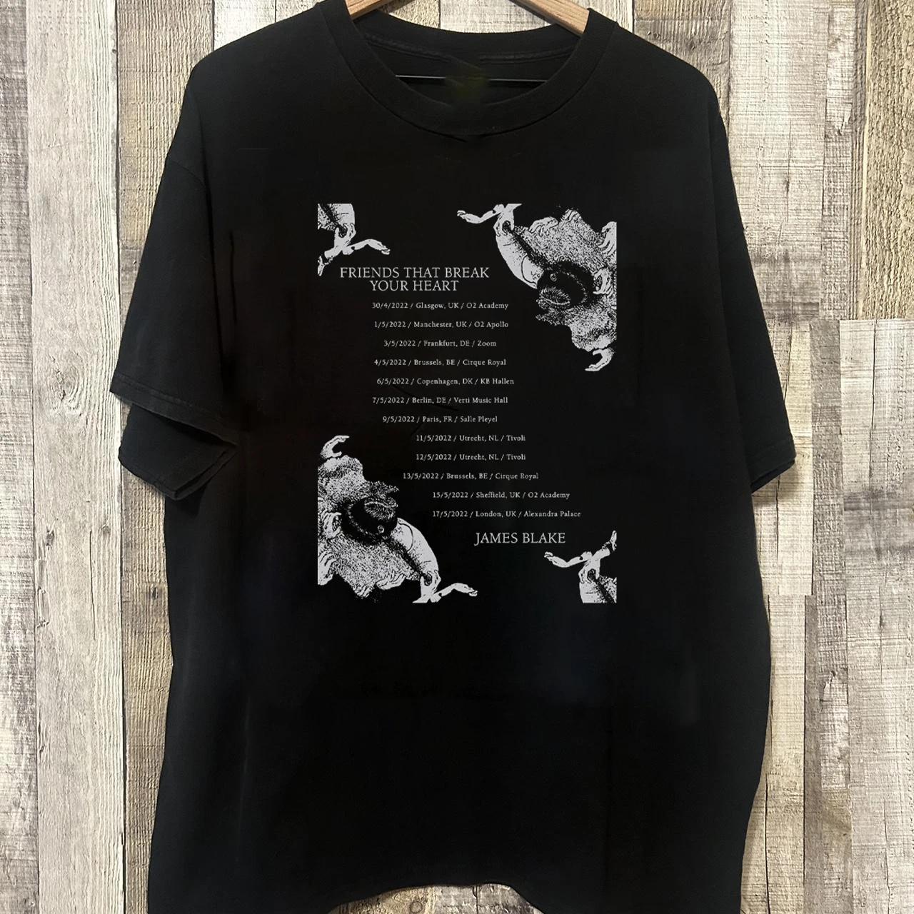 2022 Tour Poster - James Blake Black Cotton Shirt S-5XL L289 M