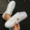 Fashion Women Breathable Fashion Sneakers Flat Casual Designer Shoes Women Vulcanize Anti-slip Walking Flat Sneakers Zapatos De Mujer