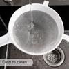 Plastic Colander Handheld Flour Sieve Kitchen Accessories Soy Milk Filter  Tea