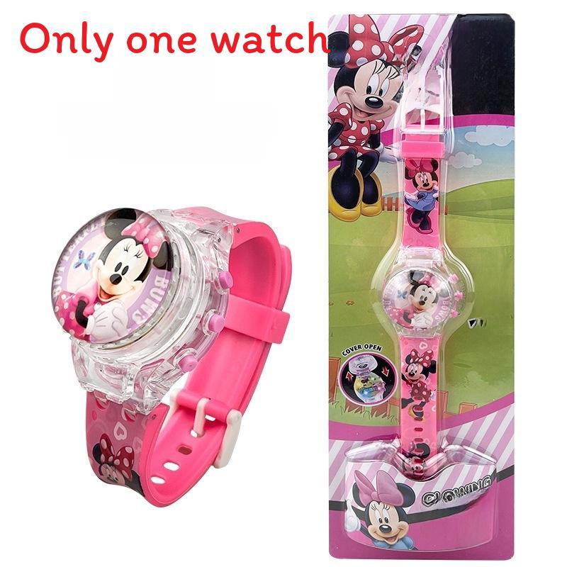 Hello Kitty Otočný flip kryt Lehký hudební hodinky Pro děti Interaktivní Decora