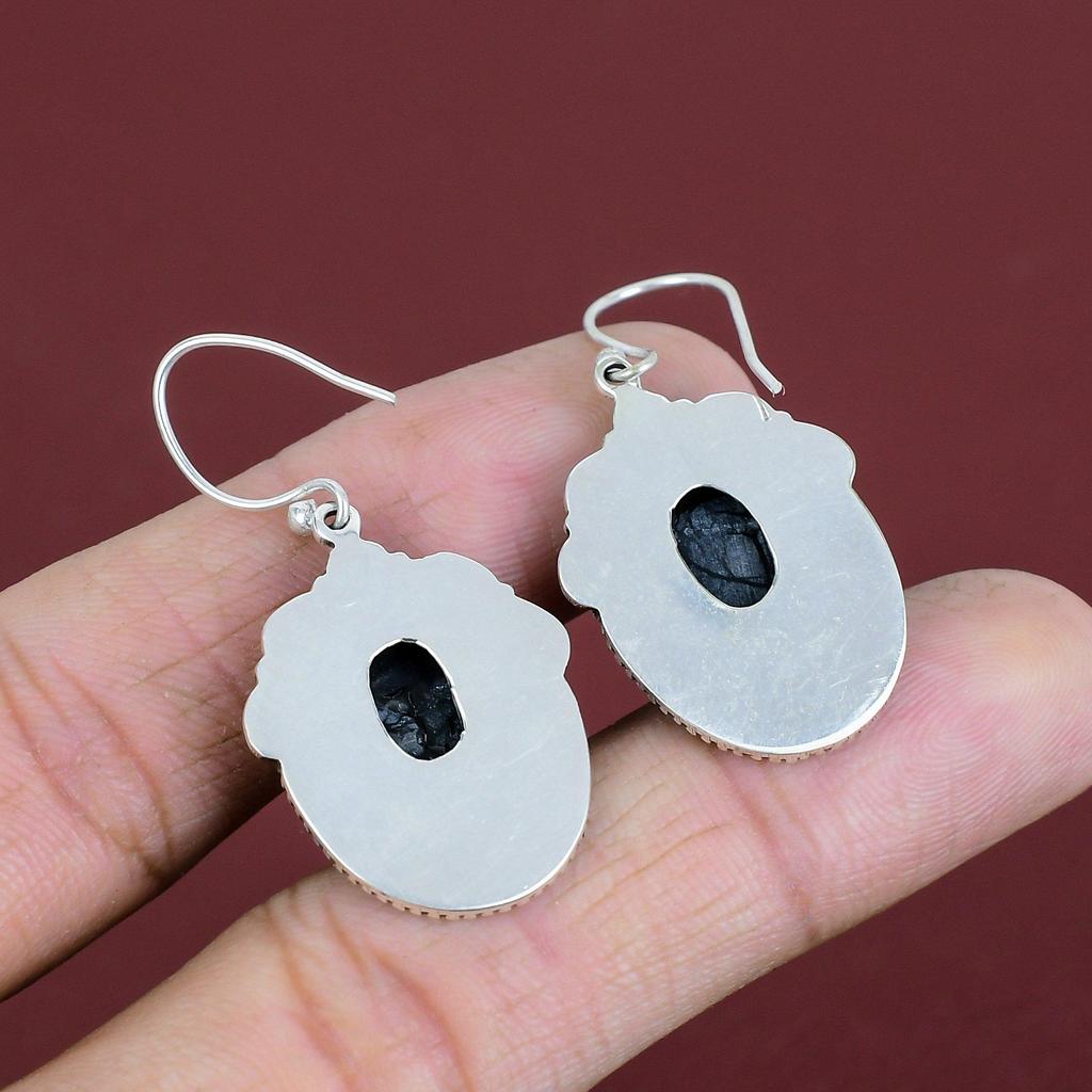 Picasso Jasper Earrings Vintage Earring Handmade Gemstone Jewelry 925 Sterling Silver Earring Drop Earring Gifts For Wife Birthstone Jewelry