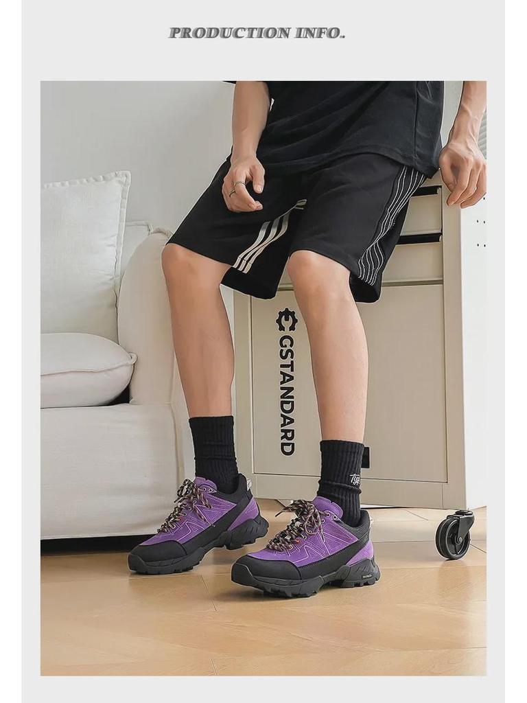 2024 Pantofi de drumeție pentru bărbați de primăvară care măresc înălțimea: Pantofi de sport pentru exterior, respirabili, anti-alunecare, pentru cupluri