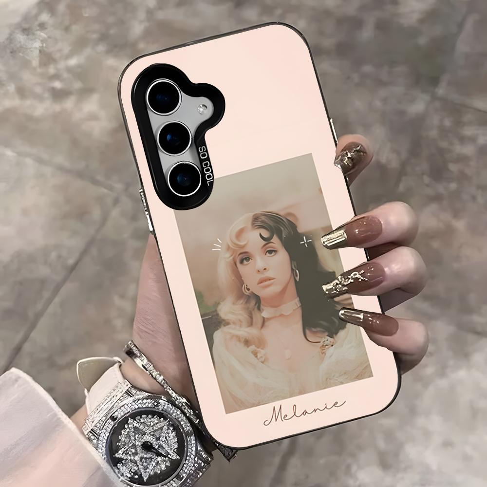Girl Singer Melanie M-Martinez Phone Case For Samsung S25 Ultra S23 S22 S21 S20 Ultra Plus S24 Fe A54 A55 Color Silver Cover