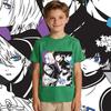 Blue Lock Characters Anime Print Cotton T Shirts for Boys Girls Short Sleeve Kids Casual Summer Tops Soft Children Clothing