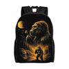 Blowing Wishes Funny Bigfoot Blowing Backpack Student Unisex  Print Backpacks Polyester Fun School Bags Trekking Design Rucksack