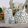 Nuovo set di statue sculture decorative creative a forma di gufo è utilizzato per la decorazione di librerie, decorazione di balconi domestici
