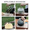 1100ml Outdoor Camping Kettle Whistling Teas Kettle Aluminum  Teapot Light Weight Portable Coffee Pots for Stovetop