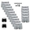 Men's Mid-Waist Polyester Underwear: Quick-Dry, Sweat-Absorbent, Breathable, Anti-Slip, All-Season