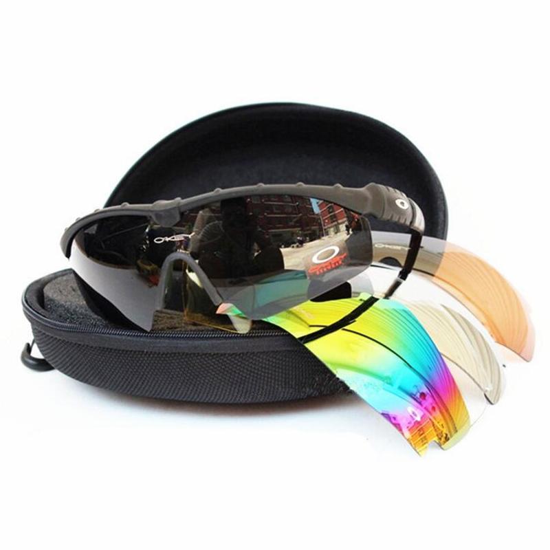 

Resistant Sunglasses Wind Bicycle Bike Riding Outdoor Sport Glasses 5 Lens