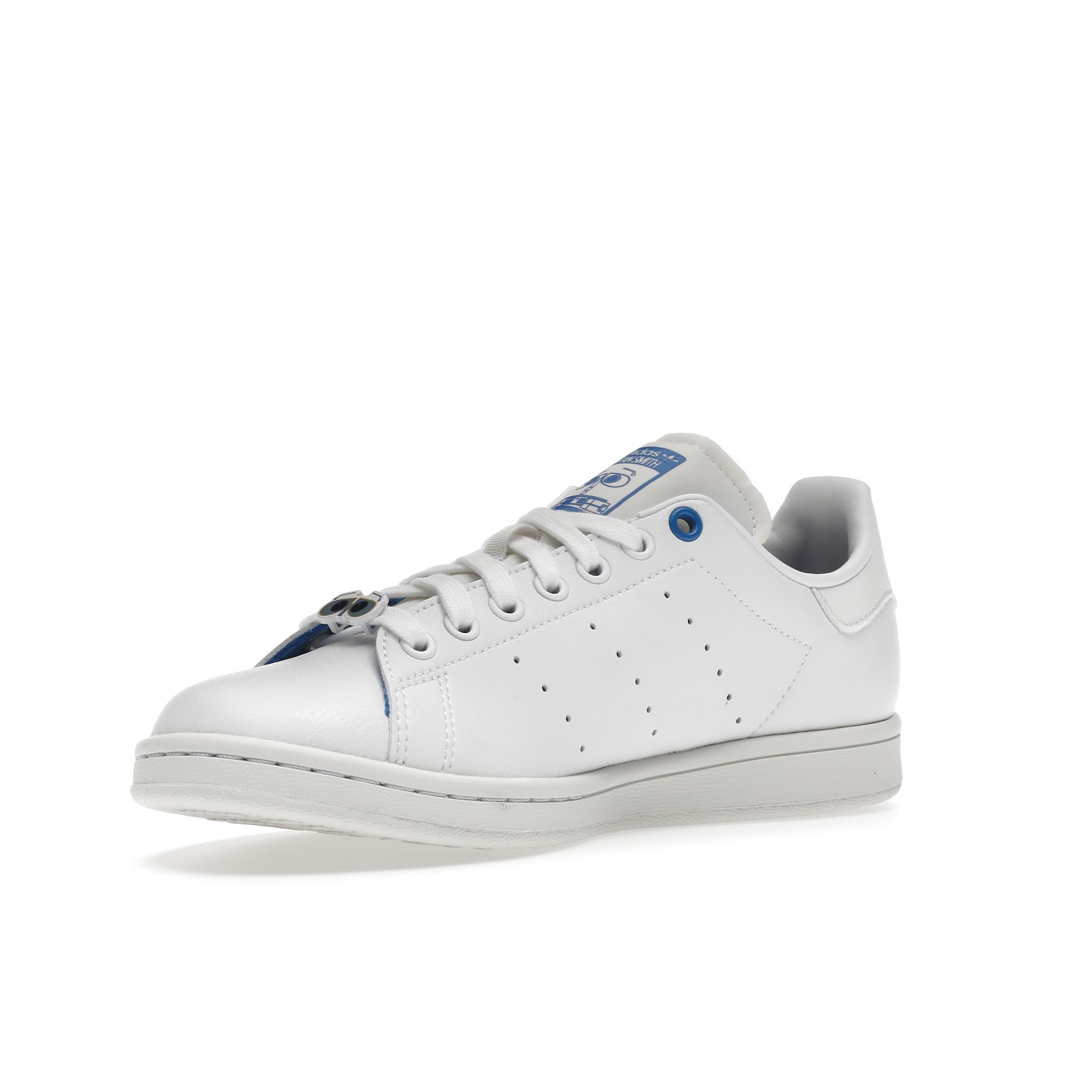 Disney x adidas Stan Smith WALL-E & Ева Унисекс Кроссовки Белый Облачно-белый Синяя птица — фото 4