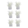 6Pcs Aluminum Foil Balloon Weights With Concrete Base Balloon Holder For Birthday Wedding Gaduation Party Decoration
