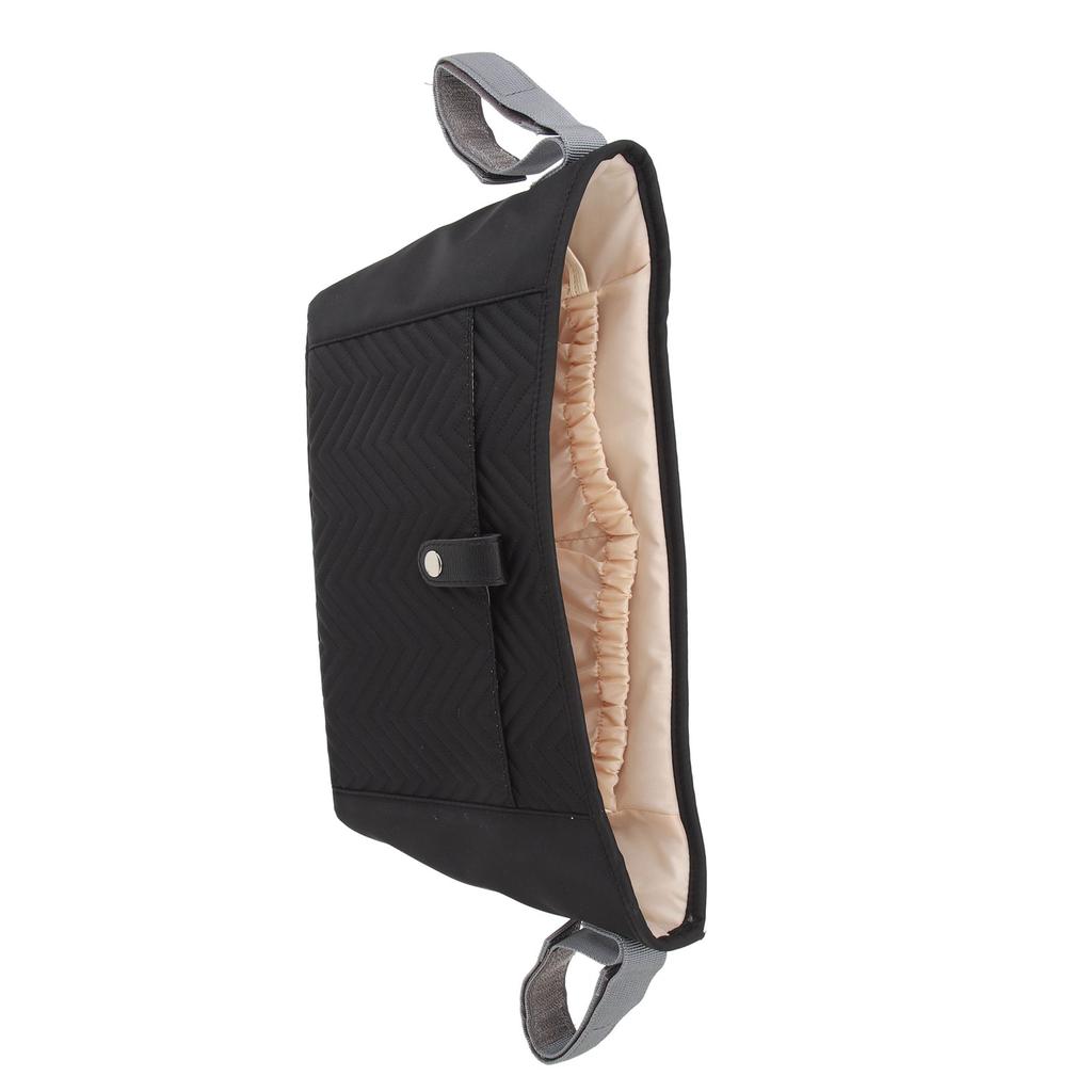 Baby Stroller Bag Large Capacity Multi Pockets Waterproof Nylon Universal Stroller Bag for Outdoors Black