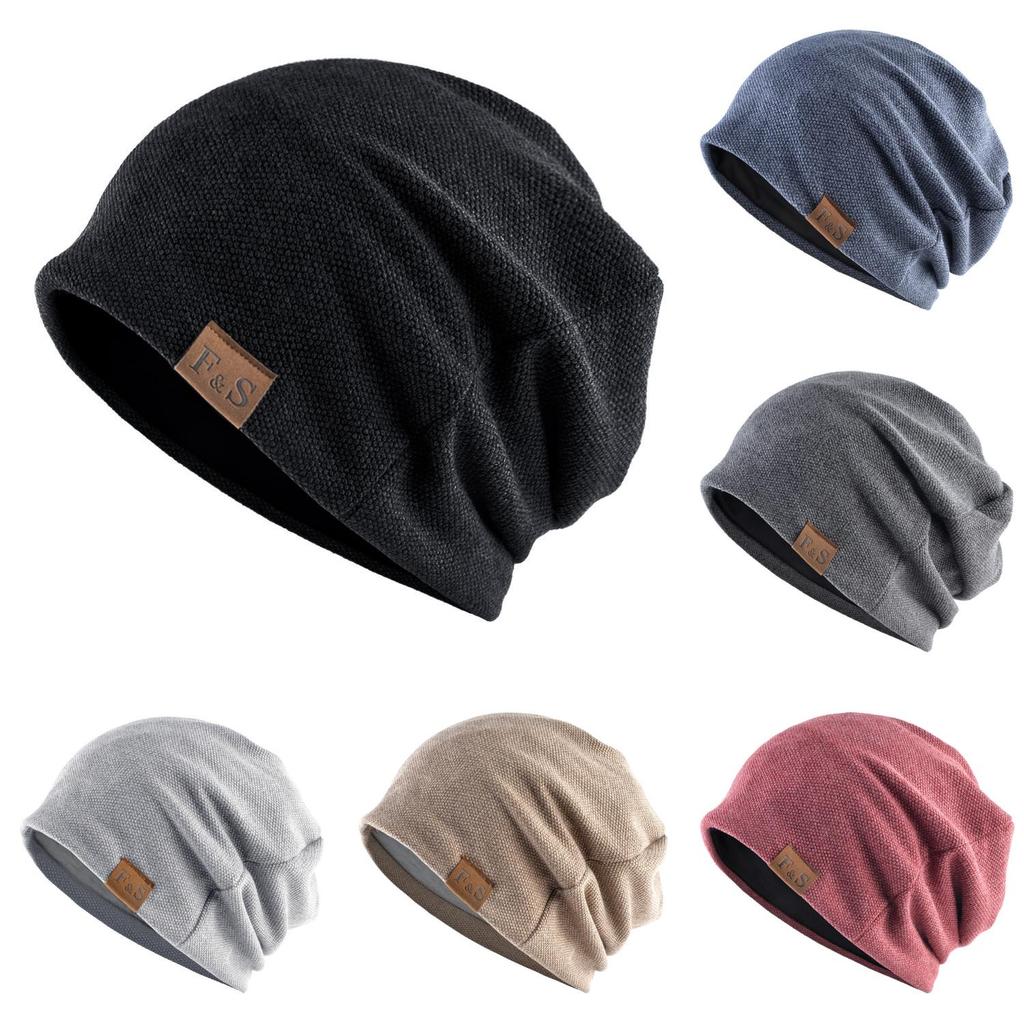 Cotton Knit Beanie For Winter With Windproof And Breathable Features For Men And Women