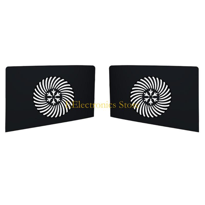 

B03C Consoles Left and Right Upper Cover with Cooling Vents Shell For Slim AntiScratch Dustproof Protective Cover чорний