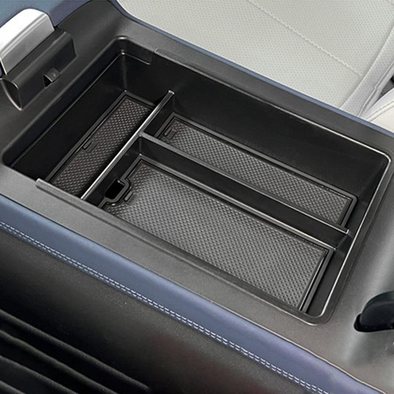 For Xiaopeng G6 Armrest Storage Box Car Central Control Organizer Container Stowing Tiding ABS Interior Tray Accessories