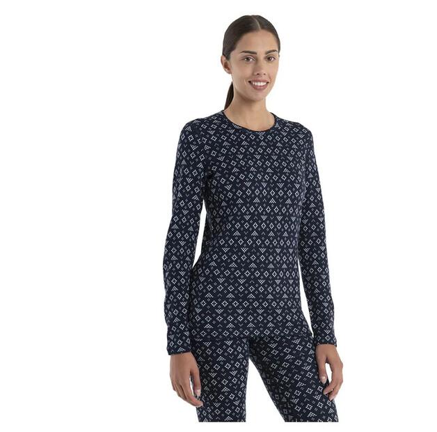 

Icebreaker Базовый слой с длинным рукавом Vertex Crewe First Snow Merino S